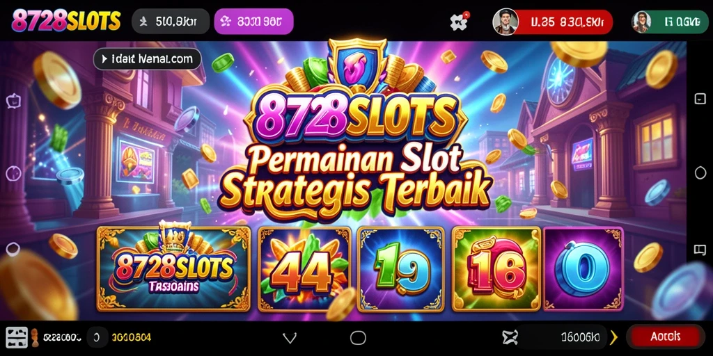 Screenshot menunjukkan gameplay mendebarkan dari 8728SLOTS.