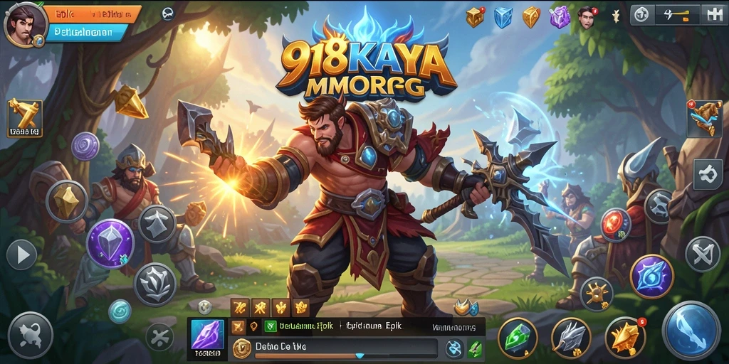 Tampilan gameplay epik dari 918KAYA yang memukau.