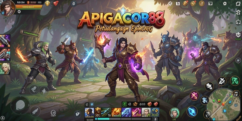 Tampilan menarik gameplay seru di APIGACOR88.