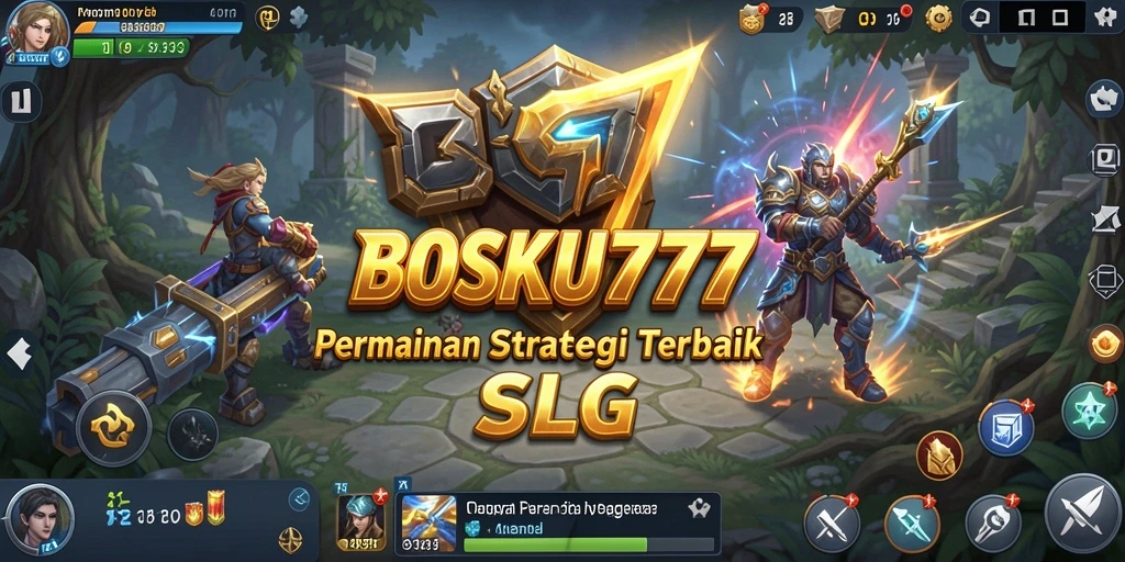 Tampilan menawan gameplay strategis di BOSKU777.