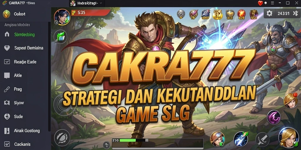 Tampilan gameplay CAKRA777 yang menarik dan strategis.