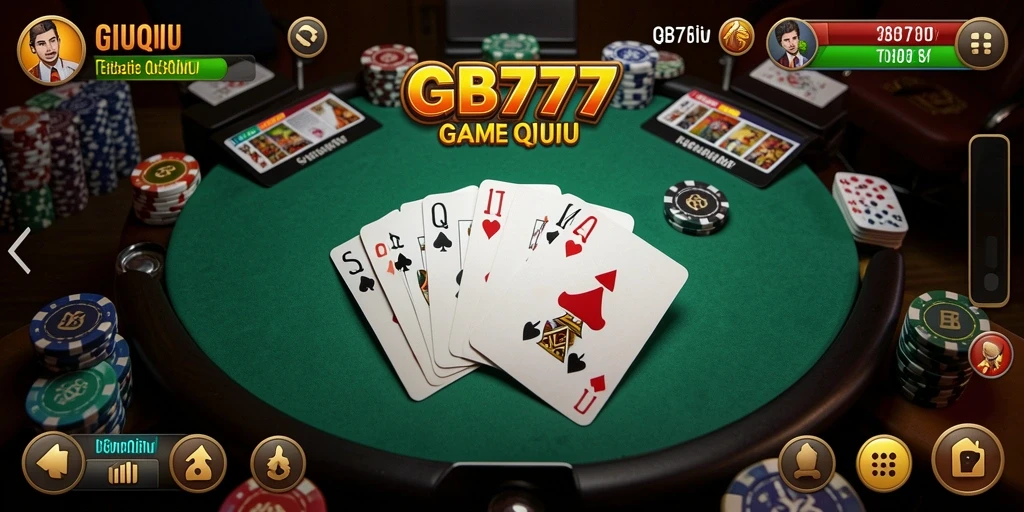 Screenshot gameplay GB777 yang menunjukkan suasana kompetisi QiuQiu.