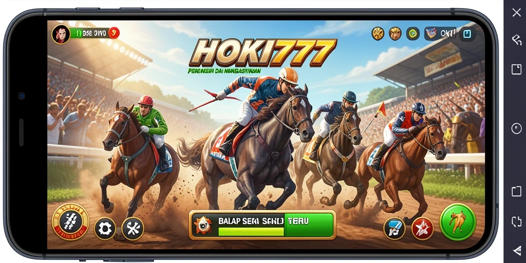 Gameplay seru balapan mobil di HOKI777 dengan trek yang menantang.