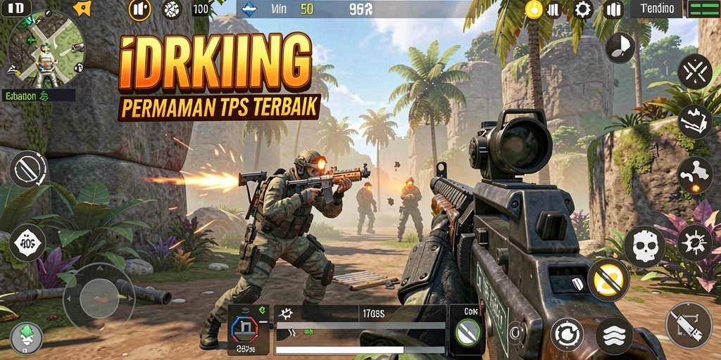 Gameplay seru dalam IDRKING dengan aksi mendebarkan