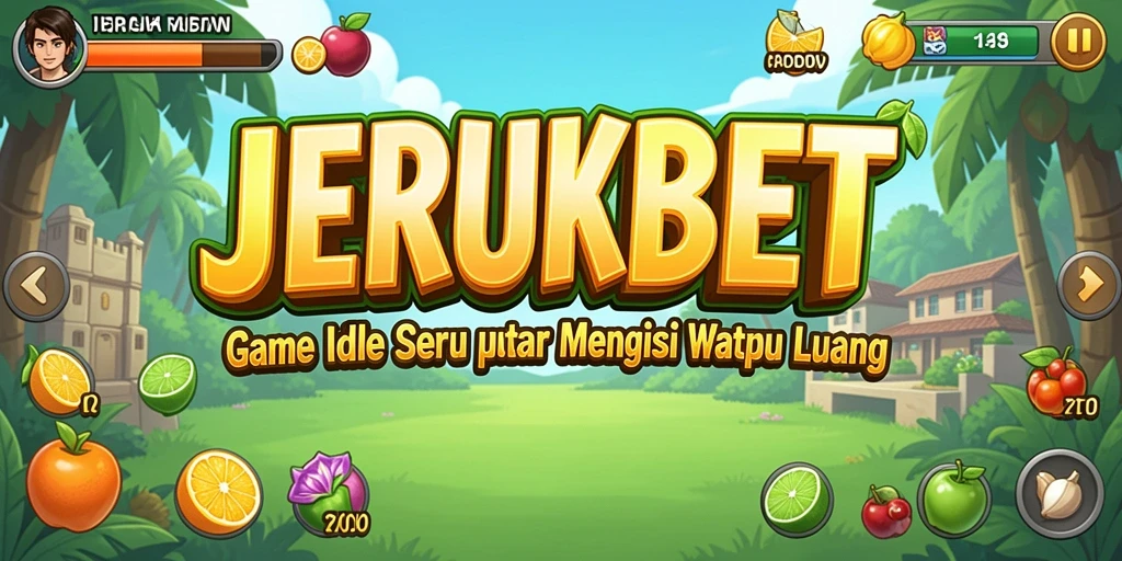 Tampilan gameplay JERUKBET yang menarik dan ceria.