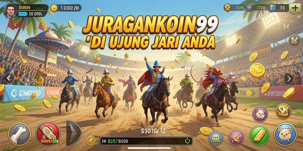 Gameplay balapan seru di JURAGANKOIN99 dengan grafik memukau.