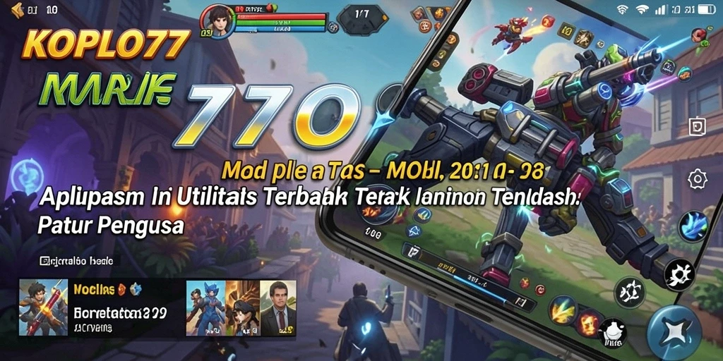 Tampilan antarmuka pengguna KOPLO77 yang minimalist dan intuitif.