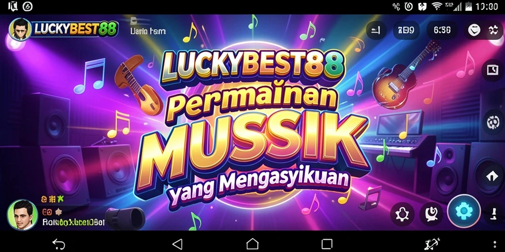 Gameplay seru LUCKYBEST88 dengan lagu-lagu favorit pengguna.