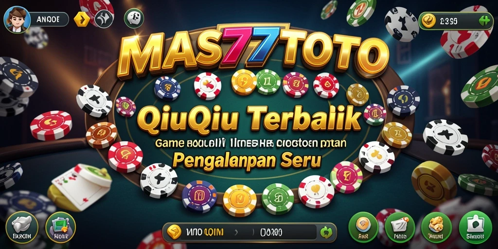 Tampilan menarik dari gameplay QiuQiu yang menegangkan.