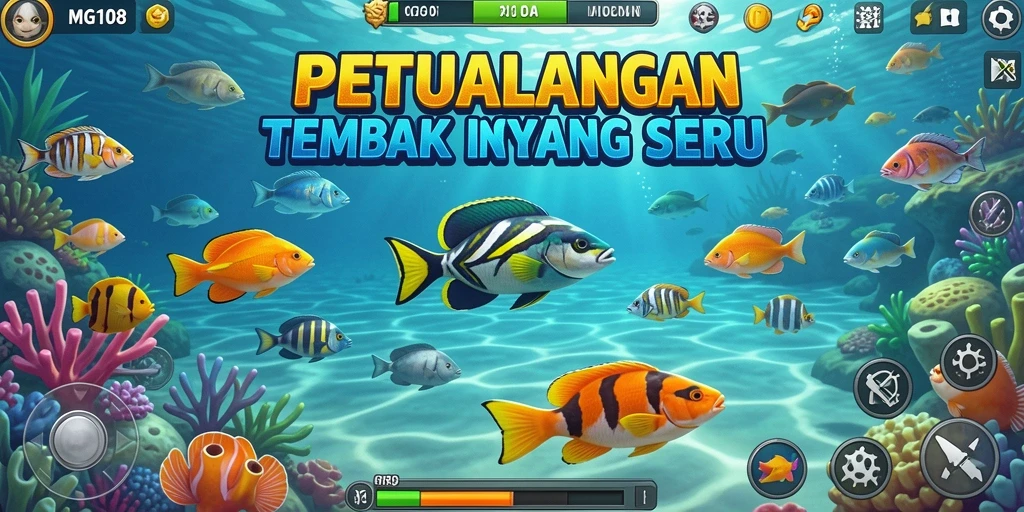 Tampilan gameplay Tembak Ikan yang seru dan menghibur.