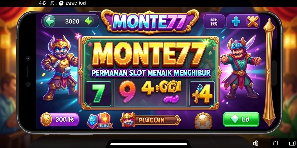 Tampilan menarik dari gameplay <strong>MONTE77</strong> dengan grafis slot yang memukau.