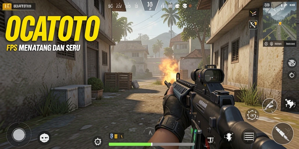 Screenshot gameplay OCATOTO yang seru dan mendebarkan.