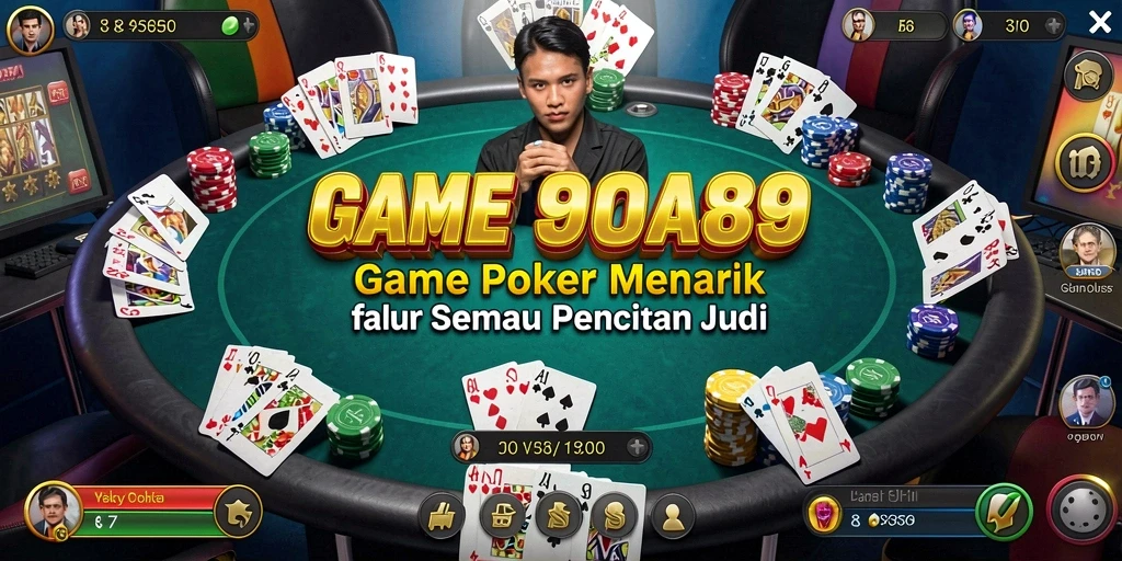Screenshot gameplay OJA89 menampilkan suasana seru permainan Poker.