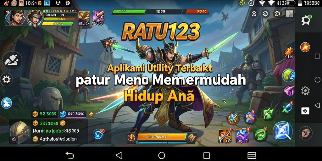 Tampilan utama RATU123 dengan fitur-fitur Utility yang bermanfaat.