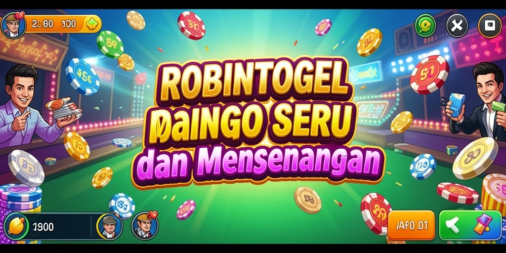 Tampilan gameplay menarik dari ROBINTOGEL dengan antarmuka Bingo yang menawan.