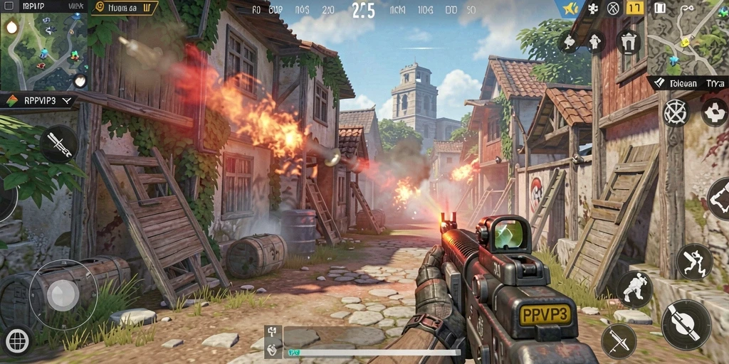 Tampilan gameplay seru dari RPVIP3 dengan aksi mendebarkan.